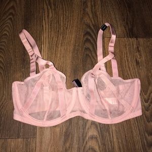 Pink Mesh VS Bra